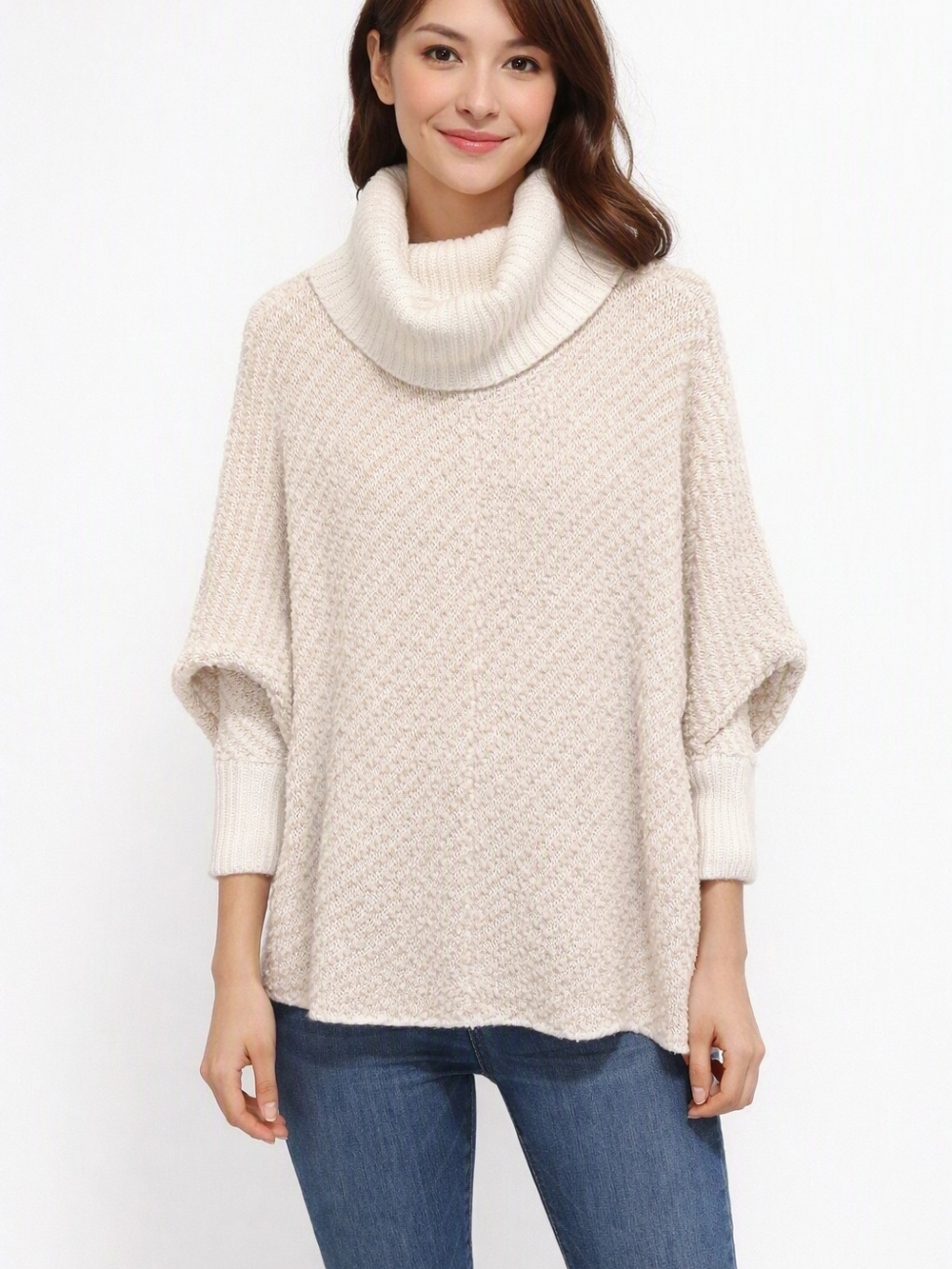 Cozy Cream Turtleneck Sweater